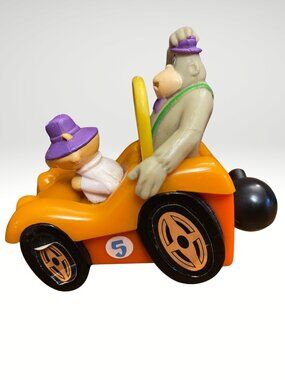Magilla Gorilla Wacky Orange Race Car Toy 1997 Burger King Toy (SKU: 42TO)